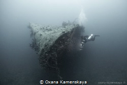 El Mina wreck by Oxana Kamenskaya 